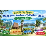 Tour Bắc Tây Nguyên: Măng Đen – Kon Tum – TP Pleiku – Gia Lai là hành trình khám phá vùng đất đại ngàn hùng vĩ với khí hậu mát mẻ, thiên nhiên hoang sơ và bản sắc văn hóa đặc trưng của các dân tộc Tây Nguyên. 