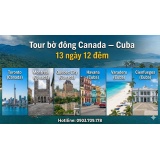 Công ty Thanh Niên Mới mời bạn tham gia vào Tour Bờ Đông Canada – Cuba 13 ngày 12 đêm đưa bạn khám phá hai miền đất mang vẻ đẹp tương phản – sự hiện đại, tinh tế của Canada và nét hoài cổ, phóng khoáng của Cuba.