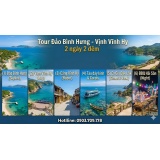 Tour Đảo Bình Hưng – Vịnh Vĩnh Hy – BBQ Hải Sản – Tàu đáy kính là hành trình nghỉ dưỡng biển đảo hấp dẫn, đưa du khách khám phá một trong những cung đường biển đẹp nhất miền Trung. 