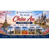 Khám phá hành trình Châu Âu mơ ước, Tour du lịch Châu Âu: Pháp – Bỉ - Hà Lan – Đức – Luxembourg đưa Quý khách băng qua những quốc gia đẹp nhất lục địa già với kiến trúc cổ kính, nền văn hóa đặc sắc và cảnh quan thơ mộng khó quên.