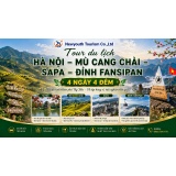 Tour du lịch Hà Nội – Mù Cang Chải – Sa Pa – đỉnh Fansipan 4 ngày 4 đêm là hành trình tuyệt vời đưa du khách chạm đến vẻ đẹp hùng vĩ và thơ mộng bậc nhất của vùng Tây Bắc Việt Nam.
