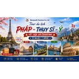 Khám phá hành trình Châu Âu sang trọng và đẳng cấp, nơi Quý khách được trải nghiệm sự hòa quyện tuyệt vời giữa văn hóa, kiến trúc, thiên nhiên và mua sắm hàng hiệu nổi tiếng thế giới với Tour du lịch Pháp - Thụy Sĩ - Ý kết hợp với shopping