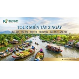 Tour Miền Tây 3 ngày: Sài Gòn – Mỹ Tho – Bến Tre – Châu Đốc – Cần Thơ – Chợ Nổi mang đến hành trình trải nghiệm đầy màu sắc với cảnh quan thiên nhiên trù phú, văn hóa bản địa độc đáo và con người miền Tây hiền hòa, hiếu khách.