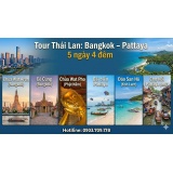 Tour Thái Lan: Bangkok – Pattaya (5 ngày 4 đêm) là hành trình lý tưởng để khám phá trọn vẹn vẻ đẹp sôi động và đa sắc màu của xứ sở Chùa Vàng, trải nghiệm trọn gói từ tham quan văn hóa, vui chơi giải trí, mua sắm đến nghỉ dưỡng.