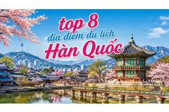 Bộ Văn Hóa Thể Thao Và Du Lịch Hàn Quốc đã chọn ra 8 khu vực có niềm tự hào lịch sử và văn hóa độc đáo và môi trường tự nhiên tươi đẹp trở thành địa điểm du lịch ở Hàn Quốc không thể bỏ qua.