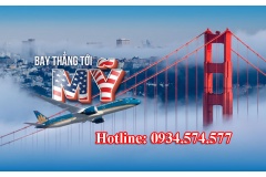 Công ty Thanh Niên Mới cung cấp bán vé máy bay đi Mỹ hãng Vietnam Airlines và xin visa đi Mỹ tỷ lệ đậu 99%. Trọn gói vé máy bay và visa Mỹ.