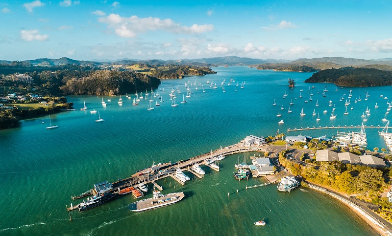 Toàn cảnh Bay of Islands, New Zealand Toàn cảnh Bay of Islands, New Zealand