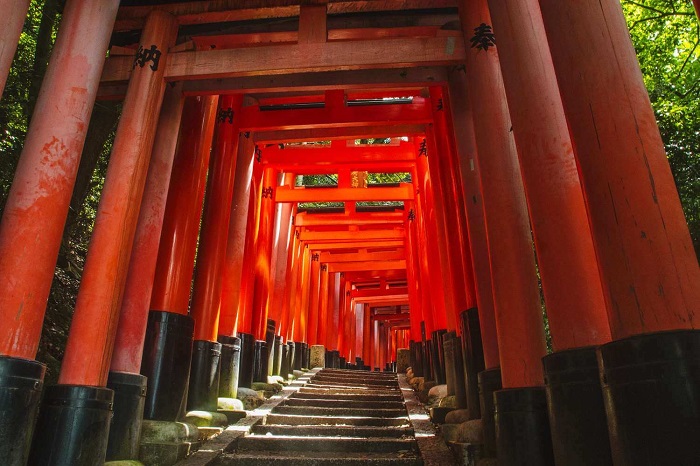 Đường hầm Senbon Torii tại Đền Fushimi Inari