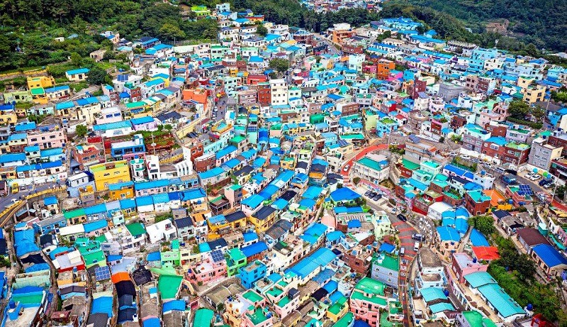 Làng văn hóa Gamcheon, Busan, Hàn Quốc