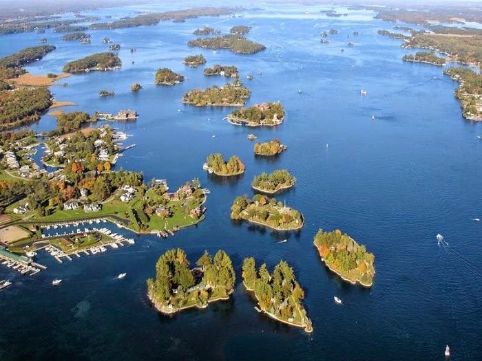 Thousand Islands, Canada nhìn từ trên cao