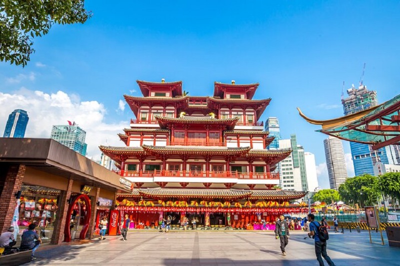 Lhu phố China Town, Singapore