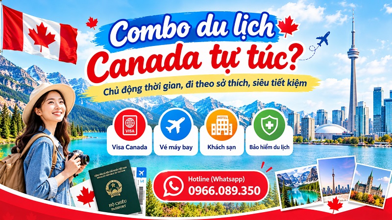 Combo du lịch Canada trọn gói