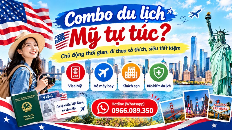 Combo du lịch Mỹ trọn gói