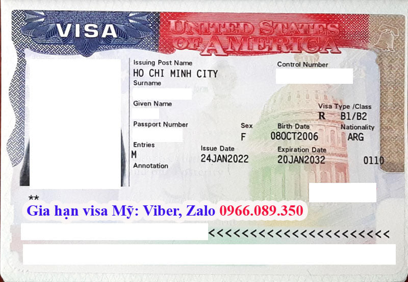 Dịch vụ gia hạn visa Mỹ cho người nước ngoài
