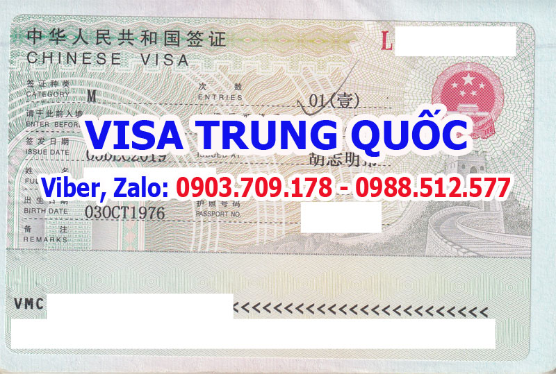 Dịch vụ làm visa Trung Quốc tại TPHCM