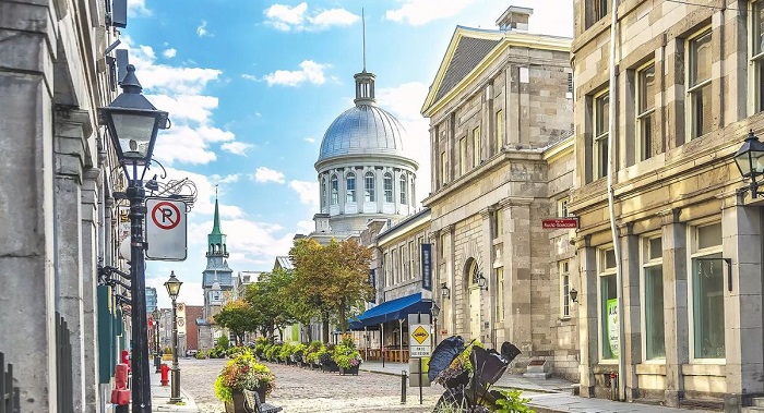 Cảnh đẹp Phố cổ Montréal Canada