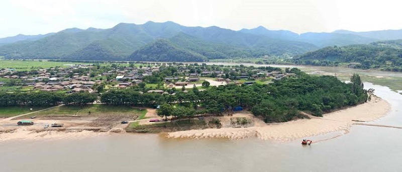 sông Nakdonggang bao quanh làng cổ