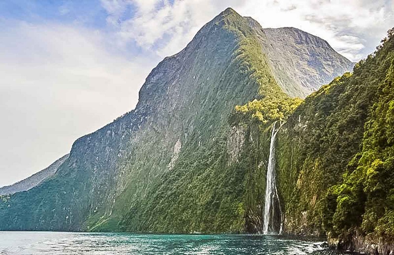 Thác Stirling, Milford Sound, New Zealand 