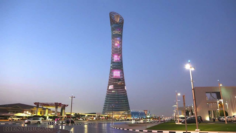 Tháp Aspire là biểu tượng hiện đại của Qatar