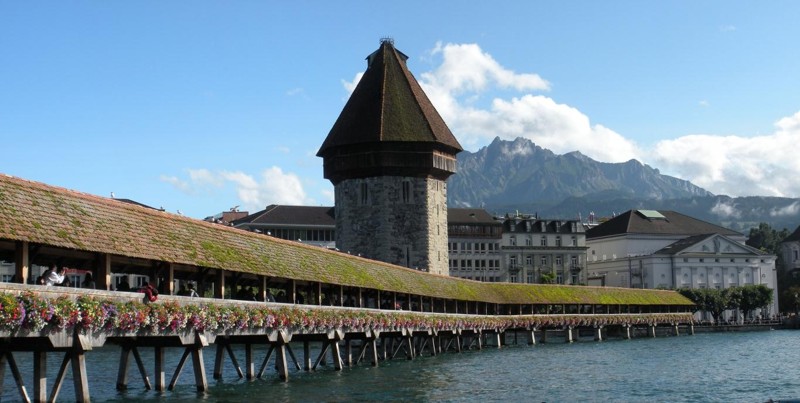 Cầu Chapel ở Thụy Sĩ