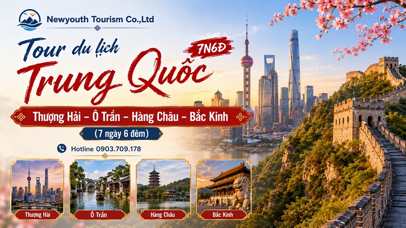 Tour du lịch Trung Quốc 7N6Đ: Thượng Hải – Ô Trấn – Hàng Châu – Bắc Kinh
