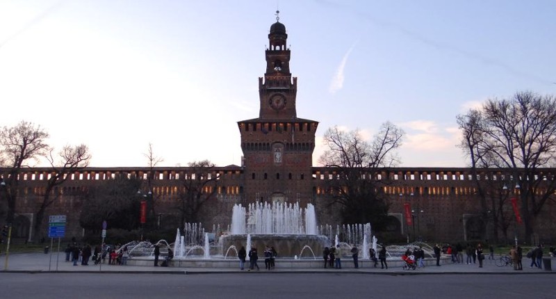 Lâu đài Sforza Castle, Milan, Ý