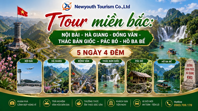 Tour miền Bắc 5N4Đ: Nội Bài - Tràng An - Bái Đính - Hạ Long - KDL Yên Tử - Sapa