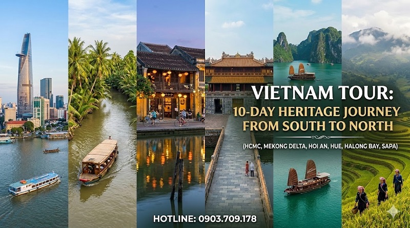 Vietnam Tour: 10-day heritage journey from South to North